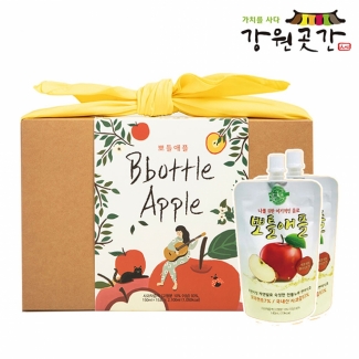 [홍천]뽀틀애플 애플사이다 사과즙+천연발효식초 마마스팜협동조합