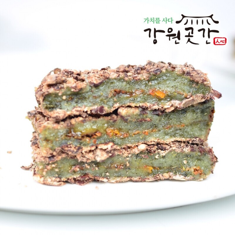 [평창] 채충자 수리취 찹쌀 시루떡 450g - 강원곳간.com