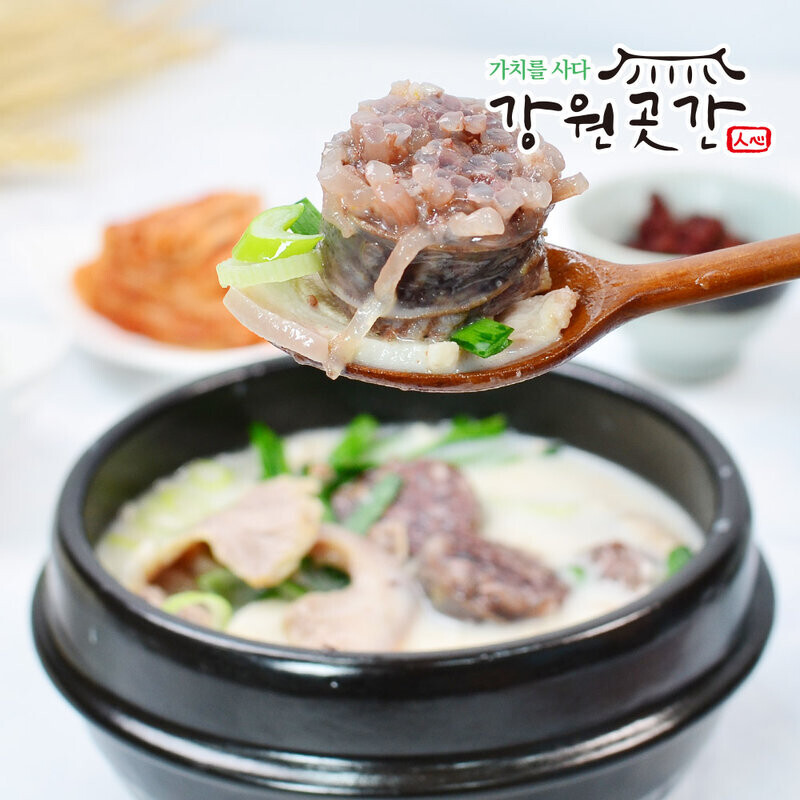강원곳간 맛성비 순대국 돼지국밥 건더기만 180g - 강원곳간.com