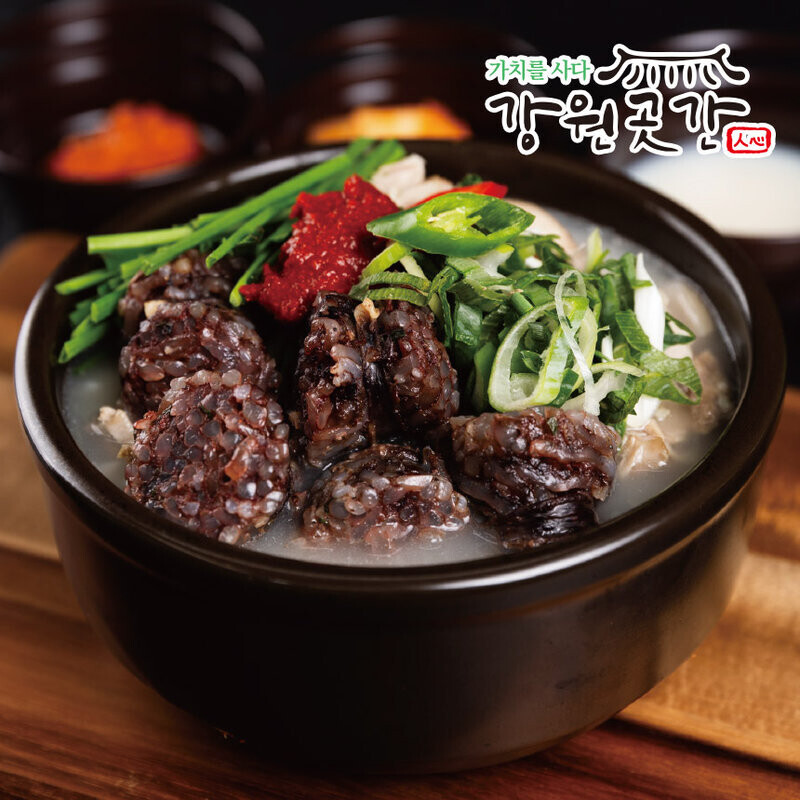 강원곳간 맛성비 순대국 돼지국밥 건더기만 180g - 강원곳간.com