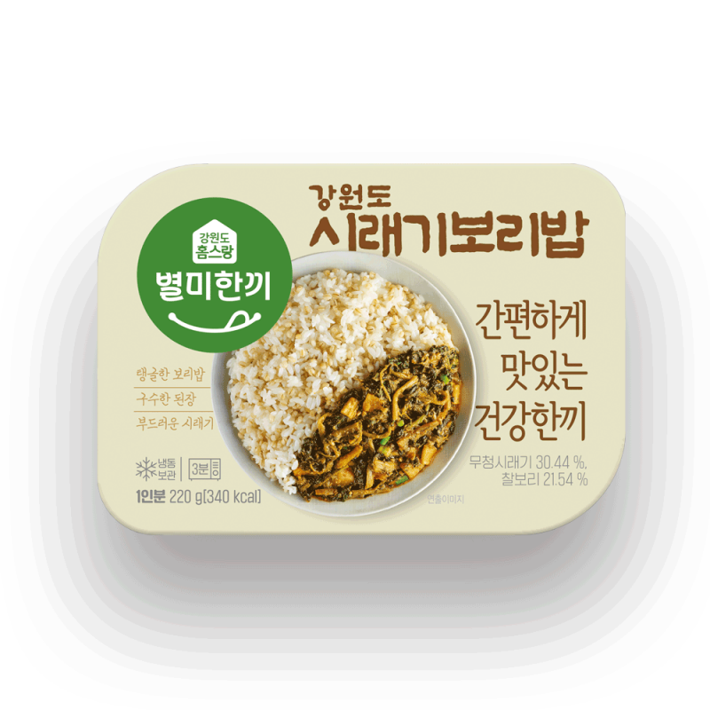 홈스랑 냉동도시락 덮밥 6팩세트(매운잡채밥 횡성한우불고기 나물밥 시래기보리밥 더덕 비빔밥) - 강원곳간.com